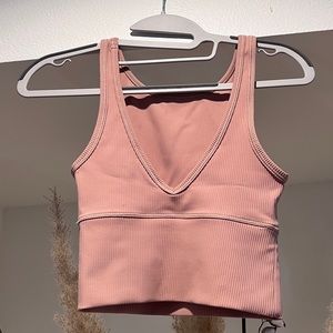 Lululemon Pink Crop top
